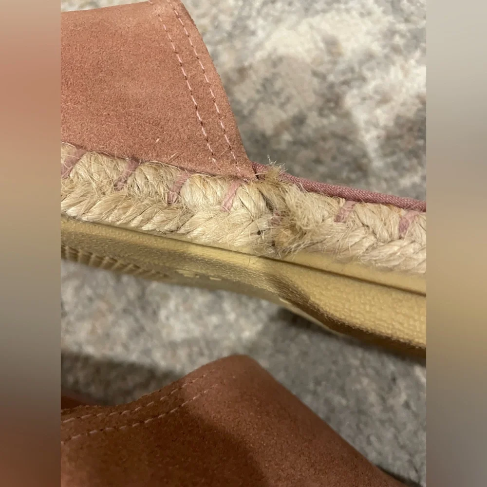 Verbenas Leather Slide Sandals Pink Comfortable Slip On Sz 40/US 9 Made in Spain - Picture 10 of 12